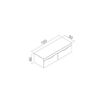 Шкаф за баня Neon 120см. свободно стоящ