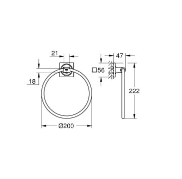 Ринг Allure brushed cool sunrise злато GROHE