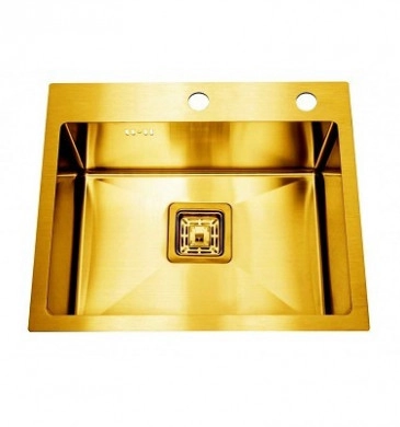 Кухненска мивка алпака 50см цвят злато ICK5032G/Gold