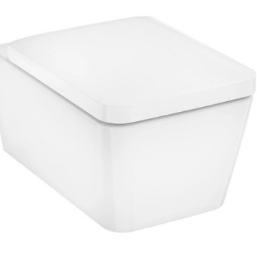 Стенна тоалетна чиния EluPura Q Rimless бяла HANSGROHE