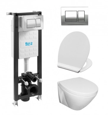 Стенна тоалетна чиния Viva Happy и вградено казанче Eco