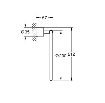 Ринг Atrio warm sunset GROHE