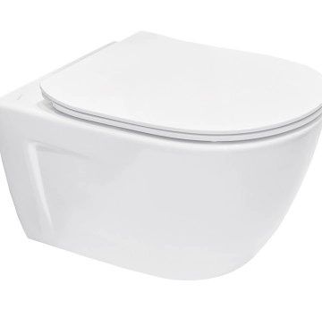 Стенна тоалетна чиния Happy-N Rimless и капак