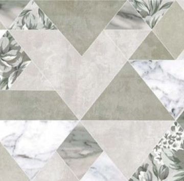 Декор Марбъл Верде Геометрик Зелен Мат Rect. 3404 24.4/74. KAI GROUP