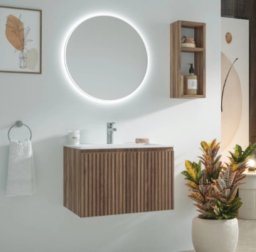 Шкаф за баня с мивка Kion 60см Charleston Oak