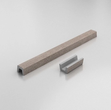 Праг за душ кабина 100см граниксит кафяв ФАТ