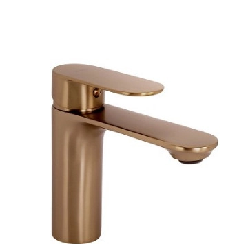 Смесител за мивка Drop Low четкан мед