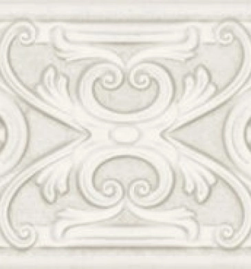 Decor Uptown White Toki Matt Relief 7.4/29.75