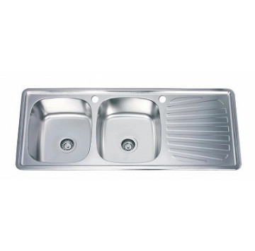 Кухненска мивка алпака ICK12050SSR 120/50см ИНТЕР КЕРАМИК