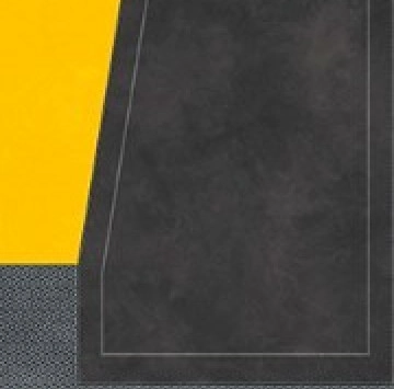 Decor Korium Anthracite Yellow Diagonal A Naturale Rett. 120/280