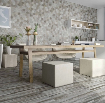 Плочки за баня Sequoia Hex