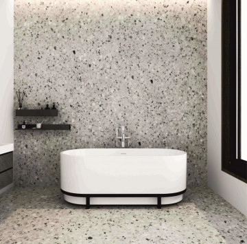 Вана Интер ICSHLB1609MW 160/75см черен мат ИНТЕР КЕРАМИК