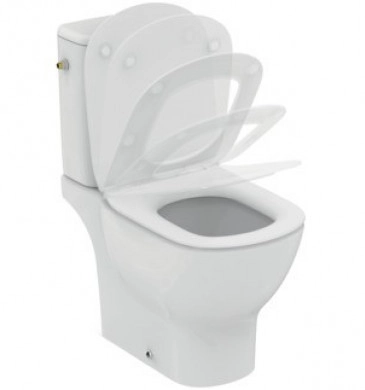 Стояща тоалетна чиния Tesi Aquablade за Моноблок бяла