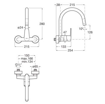 Смесител за кухня Victoria Plus хром ROCA