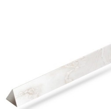 Coprispigolo triangolare Mystery White Lux Rett. 0.8/120