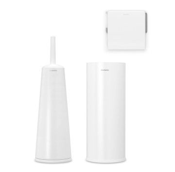 Коплект за тоалетна от 3 части ReNew White BRABANTIA