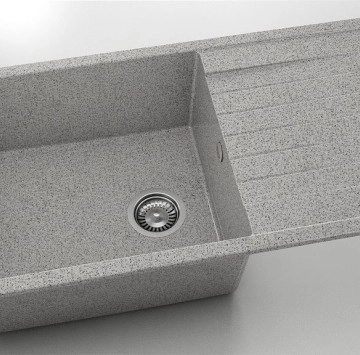 Кухненска мивка граниксит 90/49см сива ФАТ