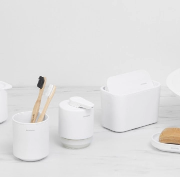 Кошче за баня MindSet White BRABANTIA