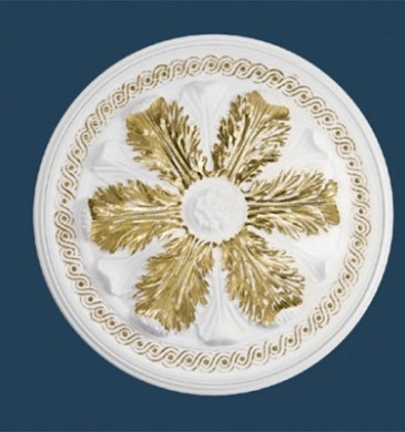 Декоративни Полистеролни Розетки със златни орнаменти ф47см. R-8Gold