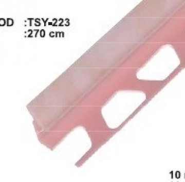 Лайсна PVC Светло Розов вътрешен ъгъл 10мм
