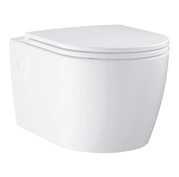 Стенна тоалетна чиния Bau Ceramic бяла GROHE