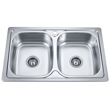 Кухненска мивка алпака ICK8050S 80/50см. ИНТЕР КЕРАМИК