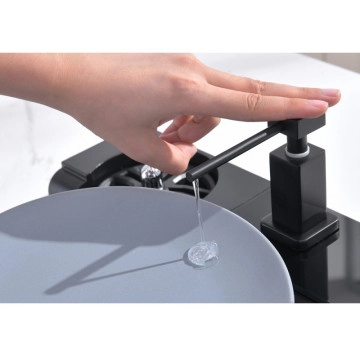 Кухненска мивка Интер 7547PVD Black черна и смесител ИНТЕР КЕРАМИК