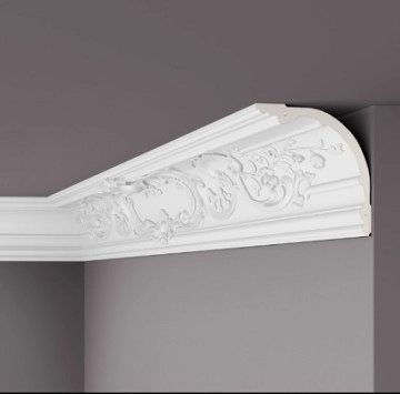 Декоративен корниз ARSTYL Z41 1.7/h1.75см. бял полиуретан 4бр.