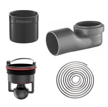 Линеен сифон MAGdrain Duo Black 90см черен