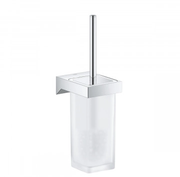 Четка за тоалетна Selection Cube стъкло мат/хром