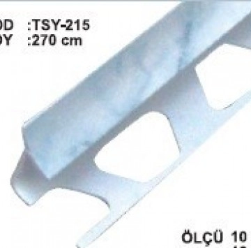 Лайсна PVC Сив Мрамор вътрешен ъгъл 10мм.