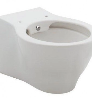 Стенна тоалетна чиния Volcano Rimout с биде система бялa