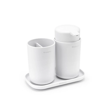 Комплект аксесоари за баня 3 части ReNew White BRABANTIA