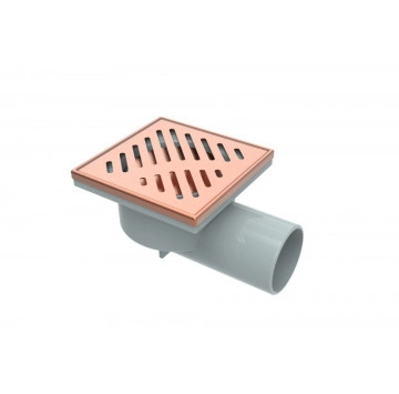 Сифон подов Интер 6414RG 10/10 розово злато ИНТЕР КЕРАМИК