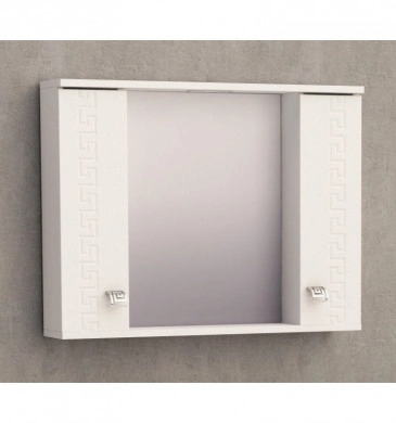 Шкаф огледало Интер ICMC 1047-70 70см. PVC бял
