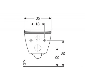 Структура Duofix Delta и тоалетна Smyle Square Rimless GEBERIT