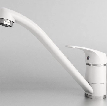 Смесител за кухня Impact фатгранит бял ФАТ