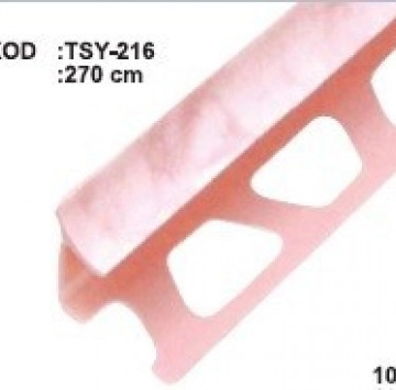 Лайсна PVC Розова вътрешен ъгъл 10мм.