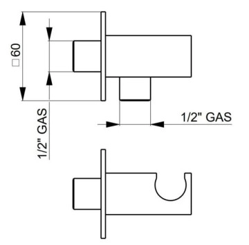 Коляно Hydroterapia Toma 1/2 1/2 злато