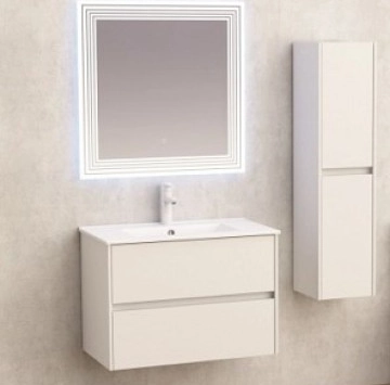 Комплект мебели за баня BG7955 80см бял мат