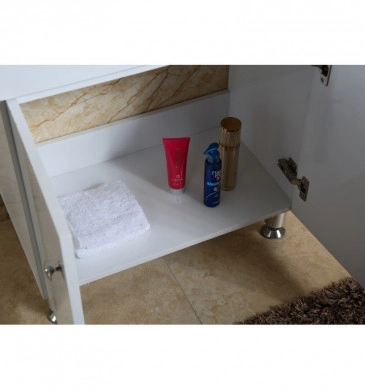 Шкаф за баня с мивка Интер ICP6591 65см бял