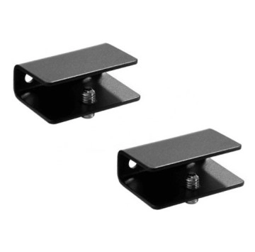 Държач за полица 5-10мм. черен мат