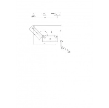 Държач за инвалиди Интер 962-32 хром ИНТЕР КЕРАМИК