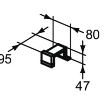 Осветително тяло за баня Titty хром IDEAL STANDARD