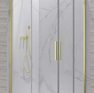 Душ кабина Lea 100 Oro 80/80см злато KARAG