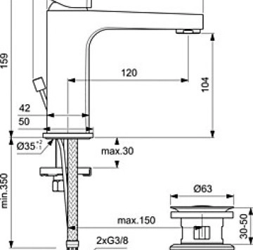 Промо Смесители Esla 3в1 хром IDEAL STANDARD