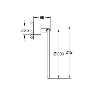 Ринг Atrio supersteel GROHE