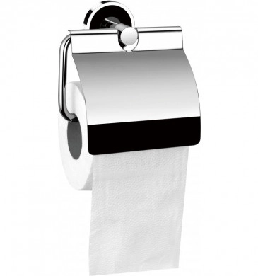 Държач за тоалетна хартия Елла черен/хром ICA3451B