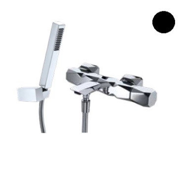 Смесител за вана/душ Ikon с аксесоари черен мат