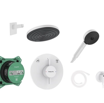 Душ система Duoturn S + Pulsify S 7в1 бял мат HANSGROHE